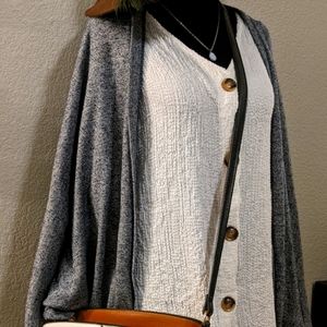 SOLD Button up textured blouse